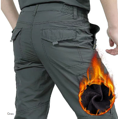 Pantalon d'hiver homme cargo confortable