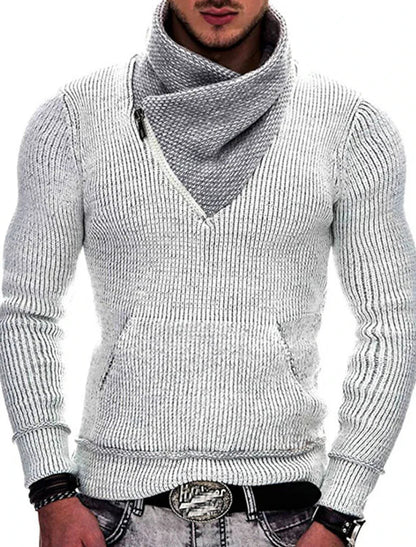 Pull en tricot tendance pour hommes style Harajuku