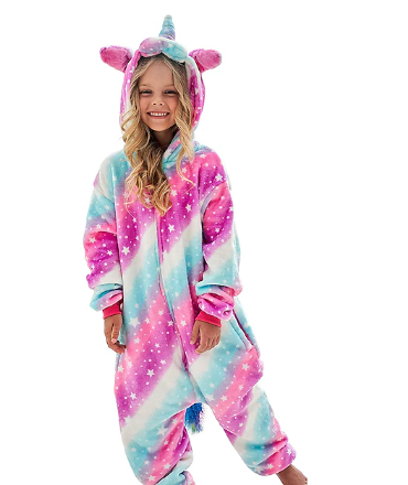 Mädchen Einhorn Overall Magisch - IdealeKleiden