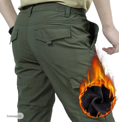 Pantalon d'hiver homme cargo confortable