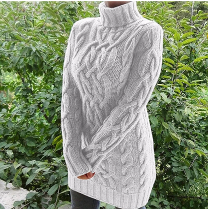 Pull tricoté main Motif crocheté