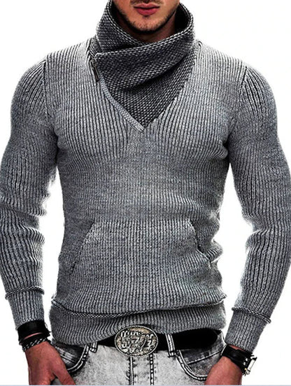 Pull en tricot tendance pour hommes style Harajuku