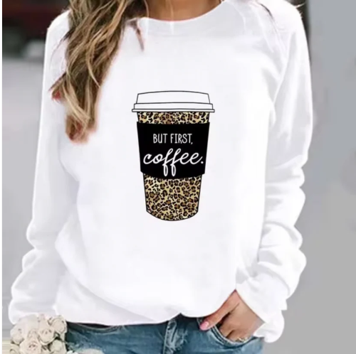 Pull graphique en coton au design tendance