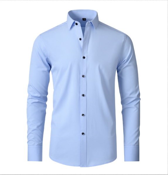 Chemise confortable en tissu stretch au design moderne