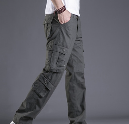 David - Pantalon cargo homme élégant et tendance