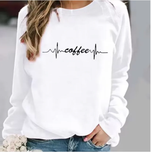 Pull graphique en coton au design tendance