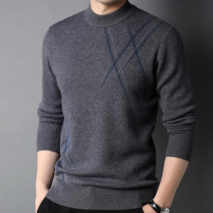 Pull col rond stylé pour homme