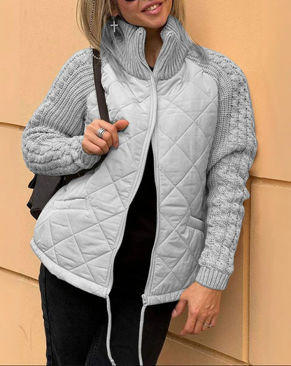 Tess - Veste d'hiver de luxe chaude et matelassée