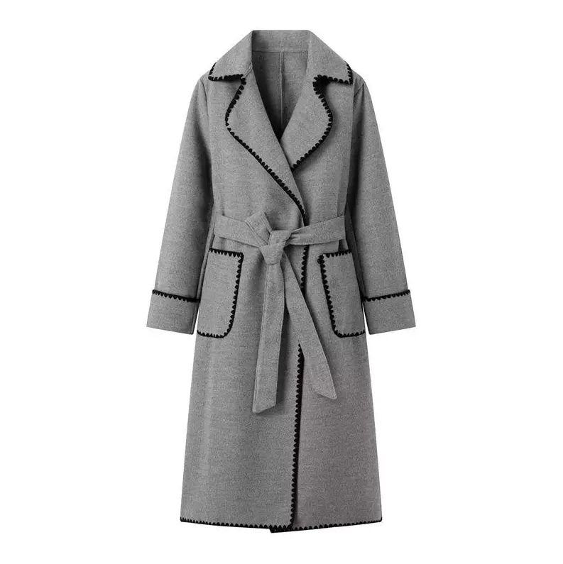 Mariana - Manteau long patchwork léger