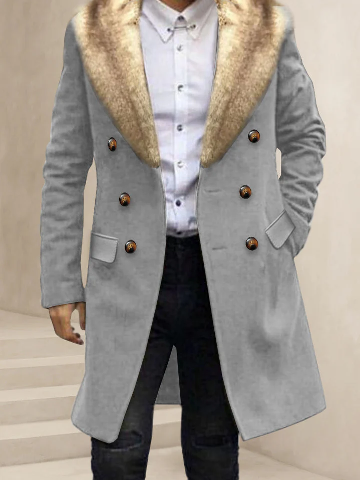 Veste en laine couleur sable chaude