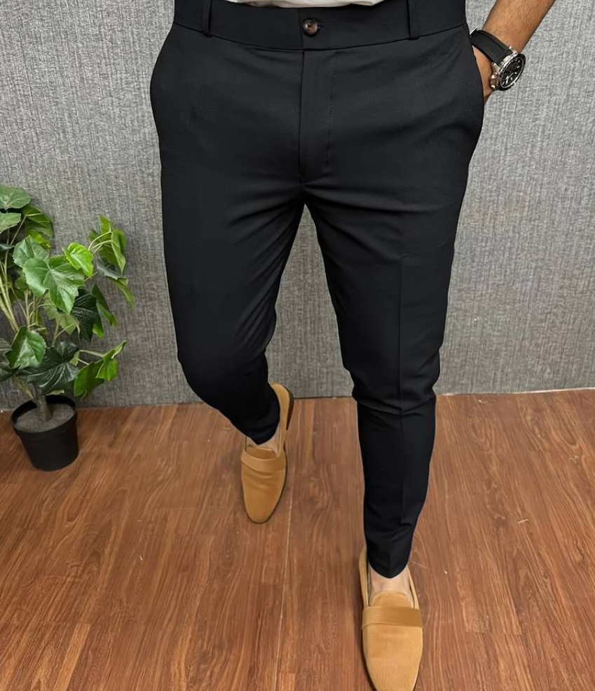 Pantalons habillés pour hommes coupe slim