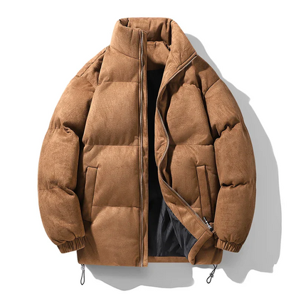 Parka Homme Daim Classique Élégant