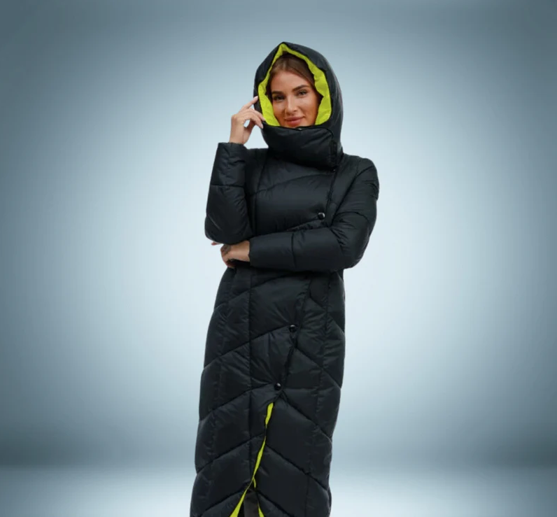 Parka premium d'hiver à boutons