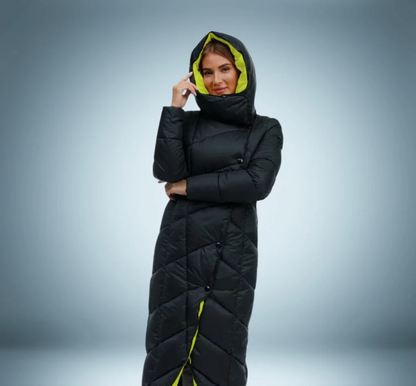Parka premium d'hiver à boutons