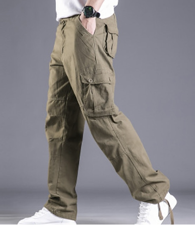 David - Pantalon cargo homme élégant et tendance