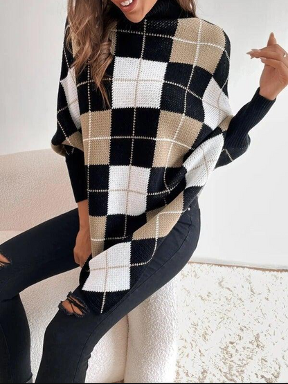 Lina | Pull femme chic Col montant