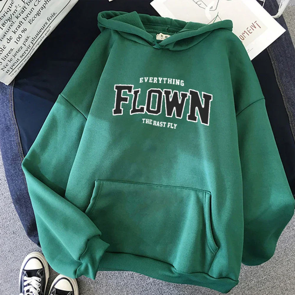 Pull tendance pour femme à capuche et imprimé