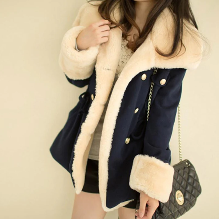 Manteau d'hiver femme élégant et stylé