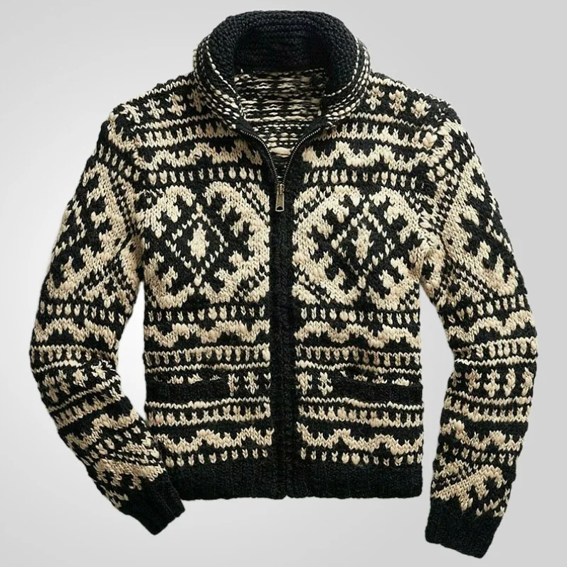 Moderner Herren Cardigan Trendy Style - IdealeKleiden