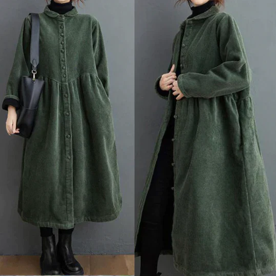 Zoëla - Manteau long chaud d'hiver pour femme