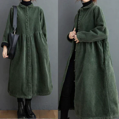 Zoëla - Manteau long chaud d'hiver pour femme