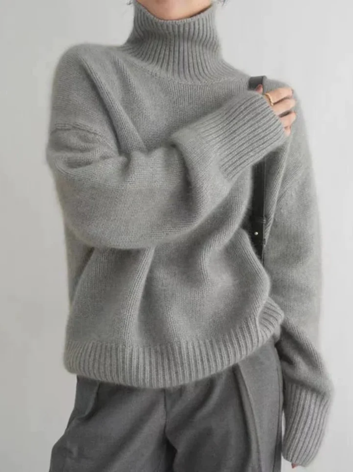 Ridan - Pull simple à col roulé