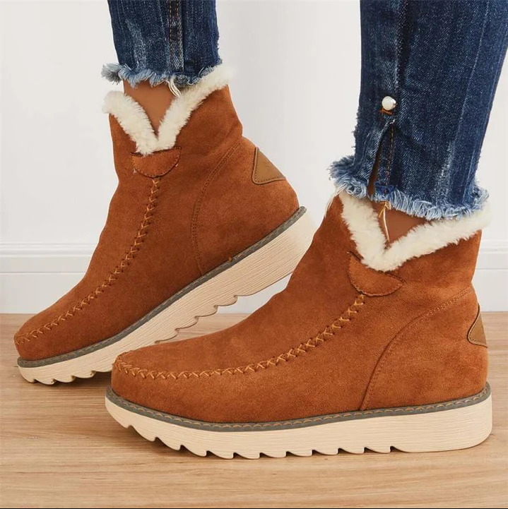 Bottines antidérapantes femme hiver