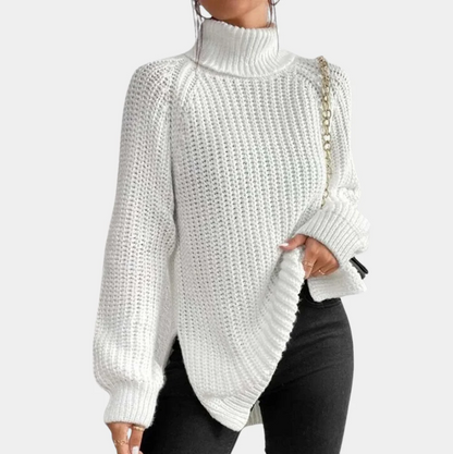 Pull à col roulé de luxe pour femme Doux et élégant