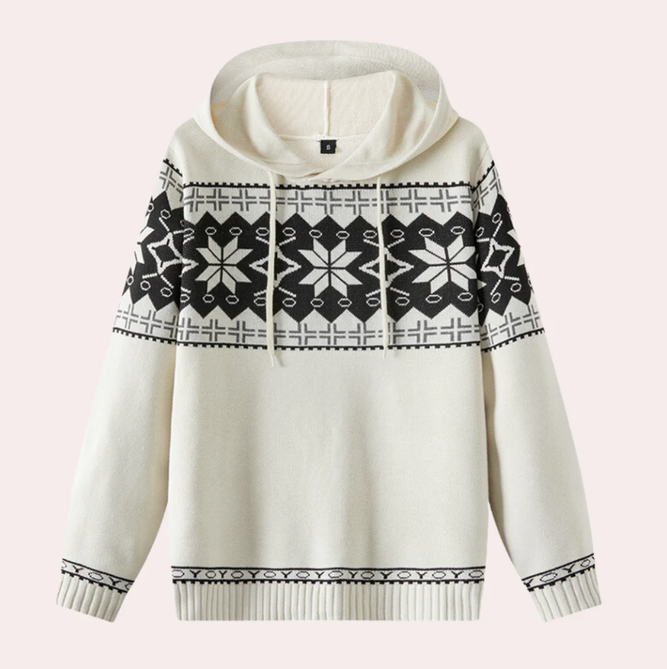 Pull confortable pour homme avec capuche