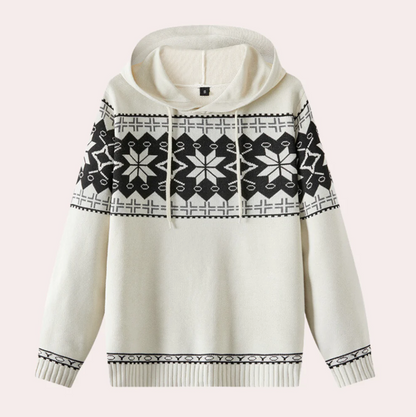 Pull confortable pour homme avec capuche