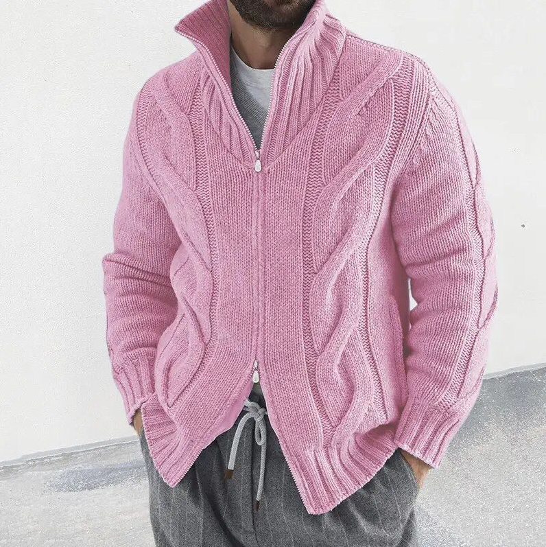 Cardigan Homme Chaud Élégant Qualité