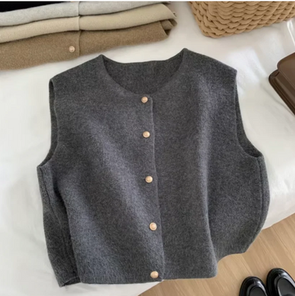 Sweat-shirt sans manches pour femmes