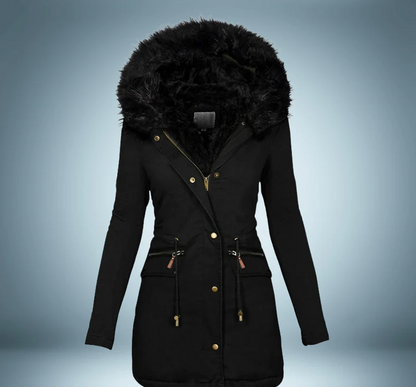 Parka d'hiver avec fourrure douce