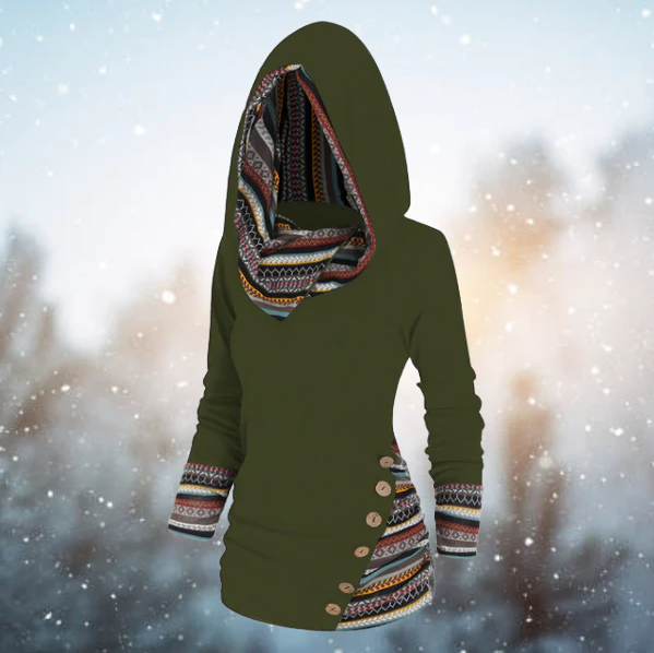 Ella | Pull-cape ethnique