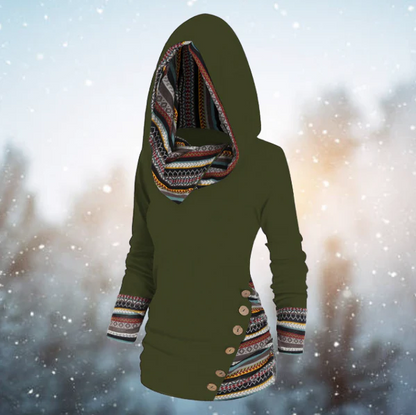 Ella | Pull-cape ethnique