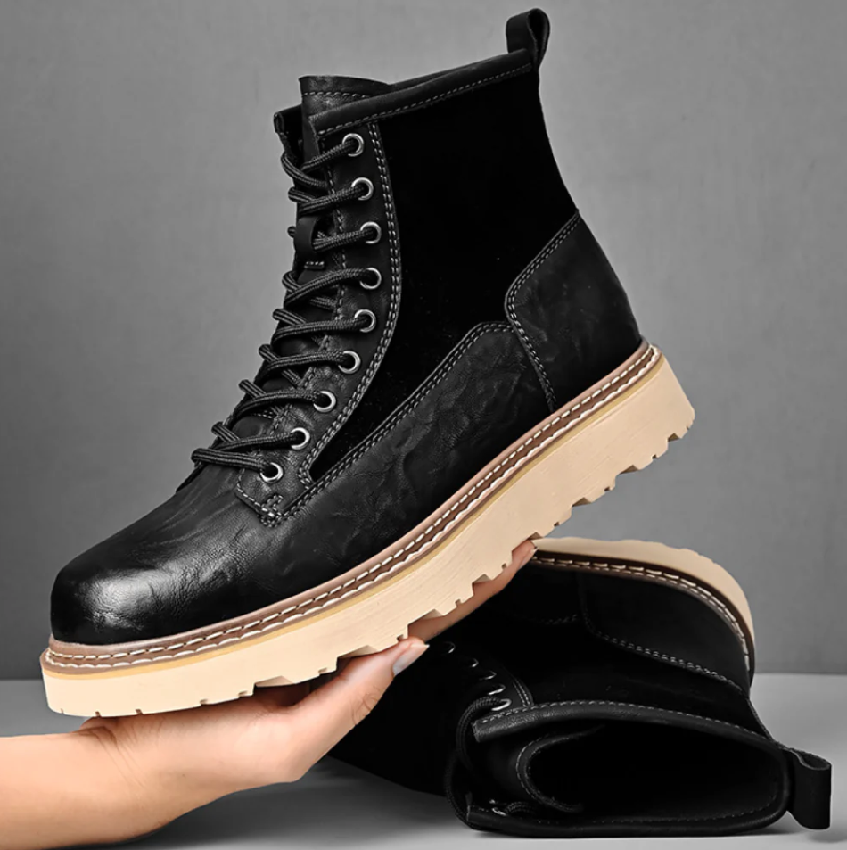 Bottes pour hommes hautement élégantes en cuir