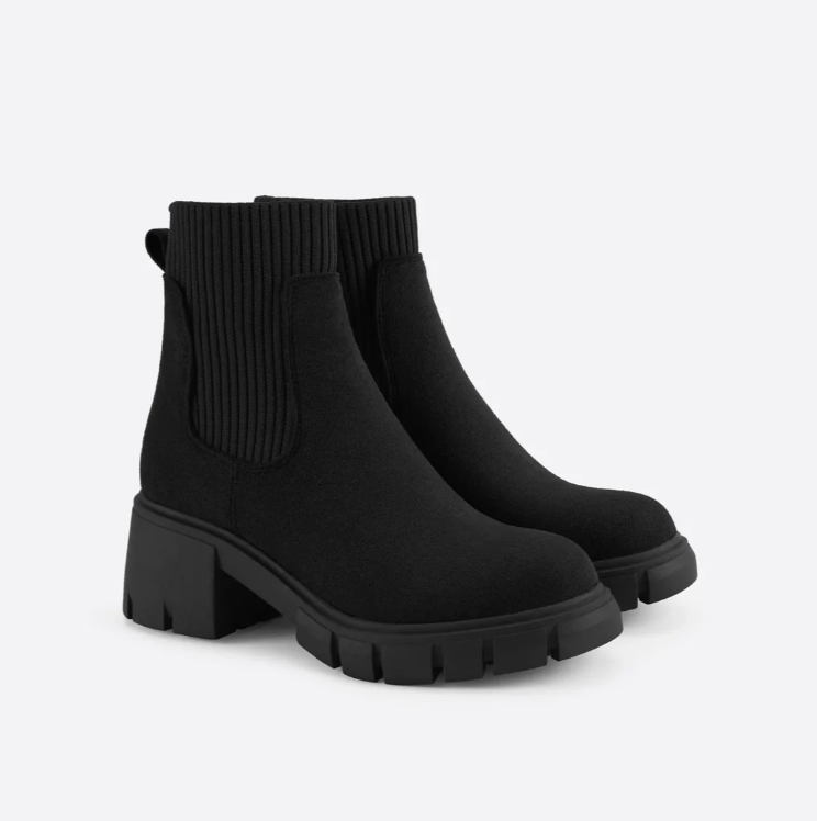 Bottines montantes, boots à semelle épaisse