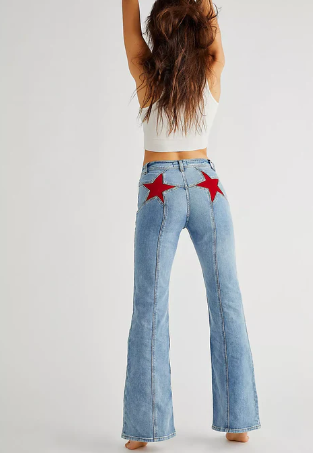 Pantalons patte d'éléphant tendance pour filles