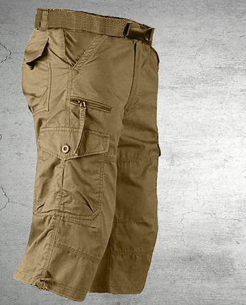 Shorts cargo élastiques confortables pour homme