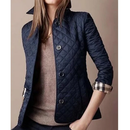 Élégante veste pour femme en soie et coton coupe ajustée