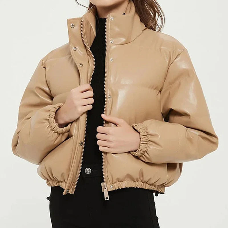 Blouson court zippé sportif