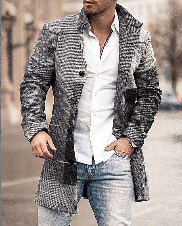 Blouson d'hiver isolé pour homme avec capuche