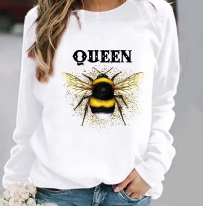 Pull graphique en coton au design tendance