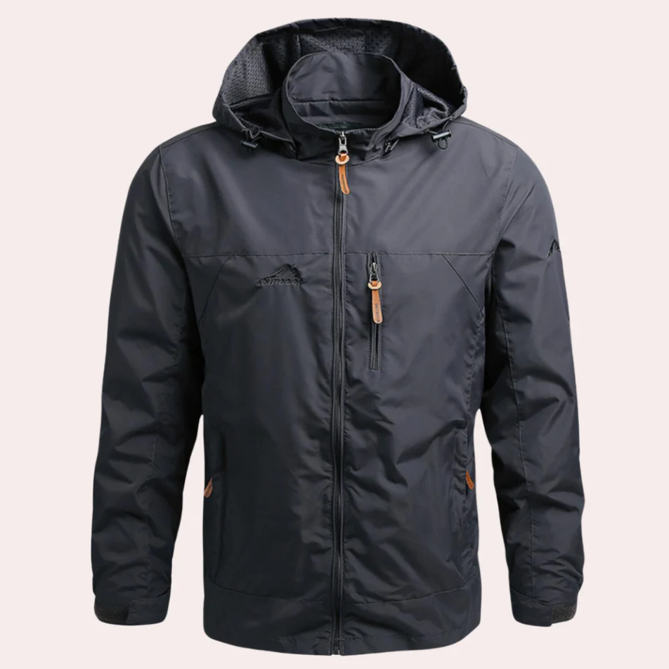 Veste pour homme élégante, résistante aux intempéries, pour l'extérieur
