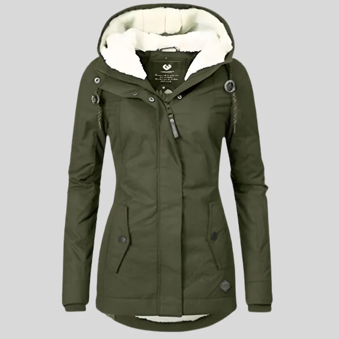 Veste imperméable pour femme, veste d'hiver isolée