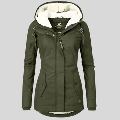 Veste imperméable pour femme, veste d'hiver isolée