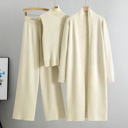 Tailleur pantalon femme 3 pièces de luxe