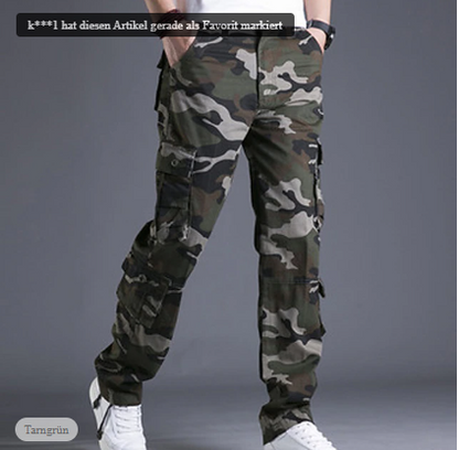 David - Pantalon Cargo Homme Coupe Slim Moderne