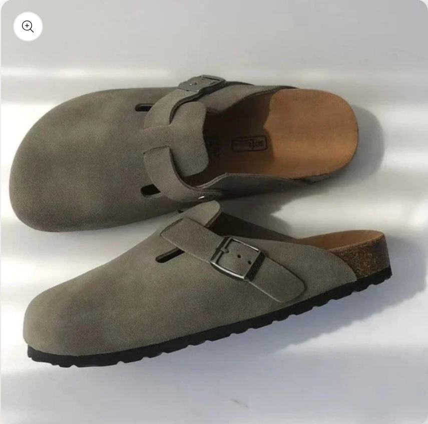Sandales en cuir unisexe design élégant