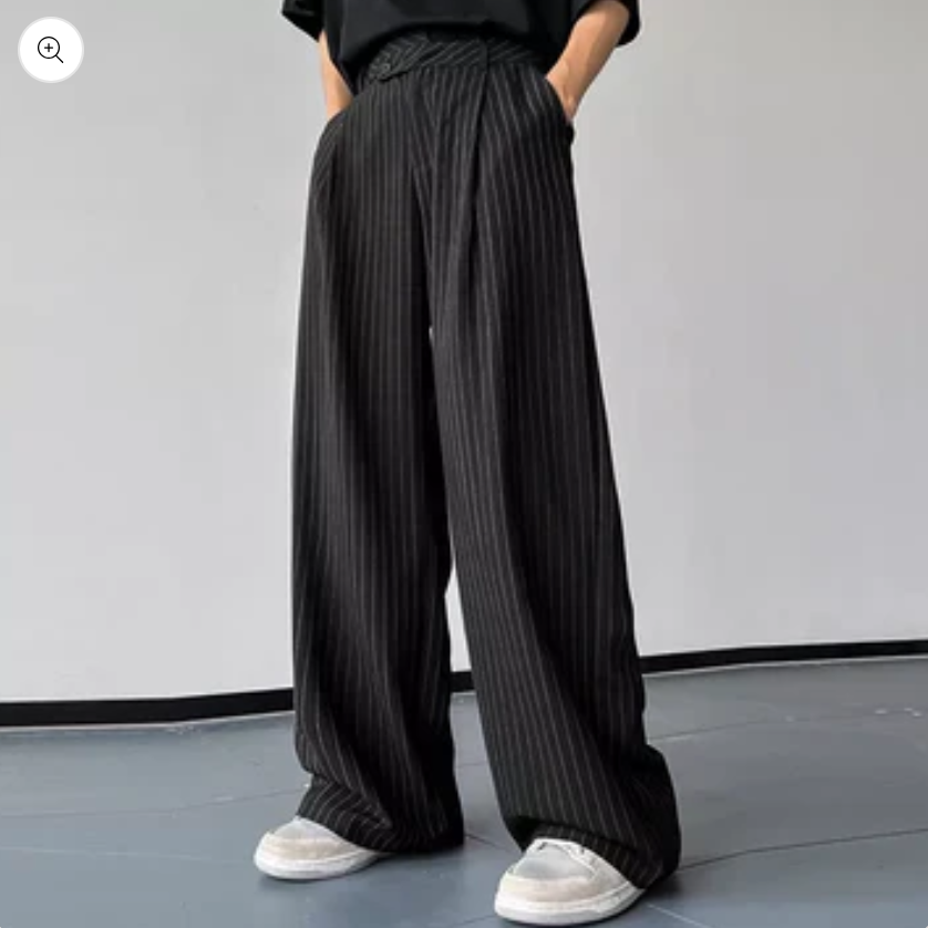 Pantalon homme taille haute élégant